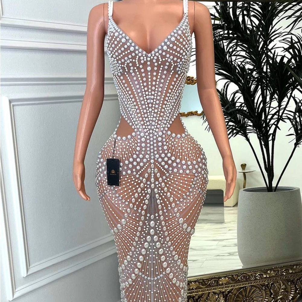 Pearl Nude Dress